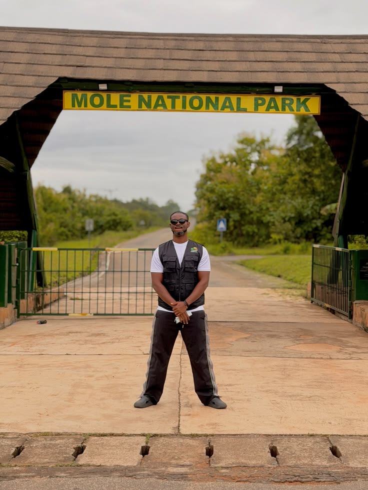 Mole National Park gate